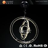 Mirror Stainless Steel LED Crystal Chandelier Om88021