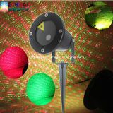 Waterproof Elf Christmas Lights Red and Green Dynamic Twinkling Star Light Projector Garden Laser Light