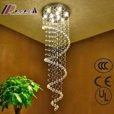 Conference Room Luxury Clear Crystal Lamp Hanging Ceiling Light