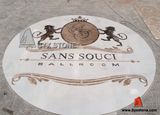 Beige Marble Water Jet Medallion with Special Design
