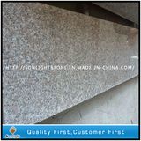Full Polished Bevel Edges G636 Pink Granite Stairs Steps Stones