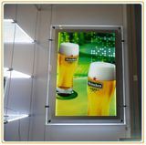 Real Estate Agent LED Window Display Slim Crystal Light Box