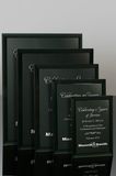 Cheval Black Glass Plaque (#1961, #1204, #1106, #1306, #1132)