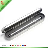 Promotional White Metal Ball Pen with LED Light