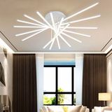 European Modern Stair Shape Aluminum LED Fancy Chandeliers