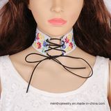New Fashion Jewelry Cloth Embroidery Women Choker Necklace