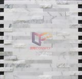 White Marble Strip Mosaic (CFS993)