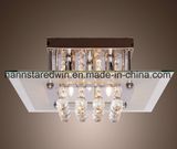 Modern LED Crystal and Glass Ceiling Lamp for Home and Villa Decoration