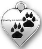Silver Color Heart Metal Pendant