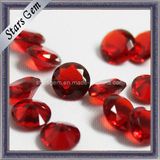 Crystal Glass Dark Red Color Round Bead for Fashion Jewelry