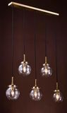 Metal Chandelier with Glass Shade (WHG-654)