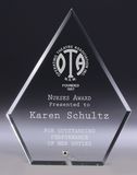 Custom Cheap Round Glass Crystal Trophy Award