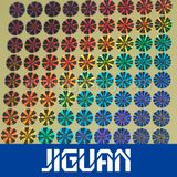 2d Silver Color Custom Design Hologram Stickers Sheets