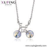 43805 Xuping New Designed White Gold Plated Crystals From Swarovski Motorcycle Crystal Pendant Necklace