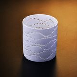 Pierced Ceramic Tea Light Candle Holder