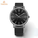 Brand Stainless Steel Watch Mens Quartz Wrist Watch with Mesh Band72590