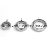 316 Stainless Steel Glass Locket Pendant