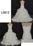 Shining Big Skirt Wedding Dress Strapless