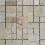 Natural Beige Travertine Mosaic (CFS876)