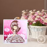 Factory Cheapest Wholesale New Children Kids DIY Embroidery Craft Cross Stitch T-006