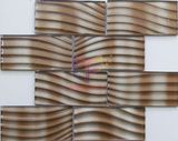 Wave Shape Crystal Glass Mosaic (CFC591)