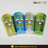 Skull Head Pint Beer Wine Glass Tumbler with Color Painting