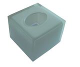 Hotel Bathroom White Resin Tissue Box
