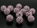 Colorful Pave Shamballa Disco Ball Beads Wholesale Rhinestone Beads Polymer Clay Round