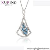 32751 Xuping Latest Model Pretty Cooper Necklace Pendant Made with Crystals From Swarovski