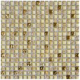 2018 New Design Crystal Glass Mosaic Flooring Tiles Price