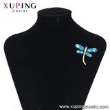 Xuping Arrival Rhodium Color Gold Crystals From Swarovski Dragonfly Women Brooches