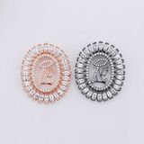 New Design Brass Zirconia Girl Pray Pendant