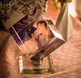 Rotating Crystal Photo Frame for Christmas Gifts
