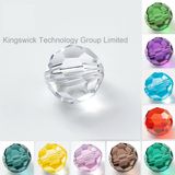 Fashion Wholesale Crystal Faceted Oval Round Beads
