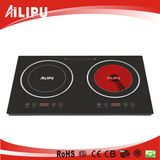 Cheap Price and Good Quality Hot Sale Built-in Induction Cooker+Infrared Cooker Sm-Dic07