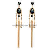 Fashion Tassel Earrings Water-Drop Shape Pendant for Girls