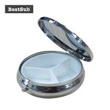 Sublimation Round Zinc Alloy Pill Box (BYH01)