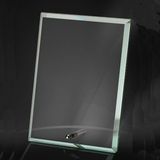 Glass Trophy Award with Pin Stand
