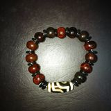 Semi Precious Stone Agate Buddha Muslim Beaded Bracelet