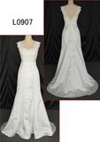 Backless Satin Wedding Dress Mermaid