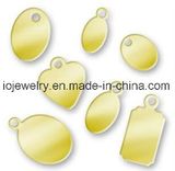 Custom Silver Jewelry Plain Name Tags