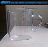 Clear Glass Water/Tea Cup with Handle Factory Price