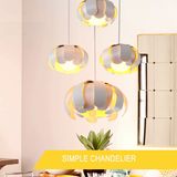 Ceiling Decorative Flower Buds Shape Iron Pendant Light