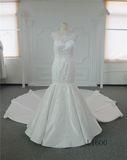 Luxury off-Shouler Satin Wedding Dress 2017 Mermaid Wedding Dress