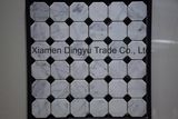 Water Jet Cutting Fan-Shaped Crystal Glass Mosaic Marble Mosaic