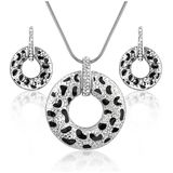 Wholesale Fashion Jewellery Metal Alloy African Gold Earring Jewelry Set