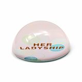 Personalized Cute Clear Glass Dome Souvenir Paperweight Hx-8349