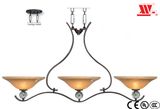 Metal Pendant Light with Glass Lampshades 4483-167b