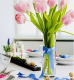 Wholesale Clear Arylic Cheap Tall Cylinder Vases for Weddings