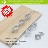 Rhombic Zinc Jewelry Furniture Wardrobe Pull Handle
